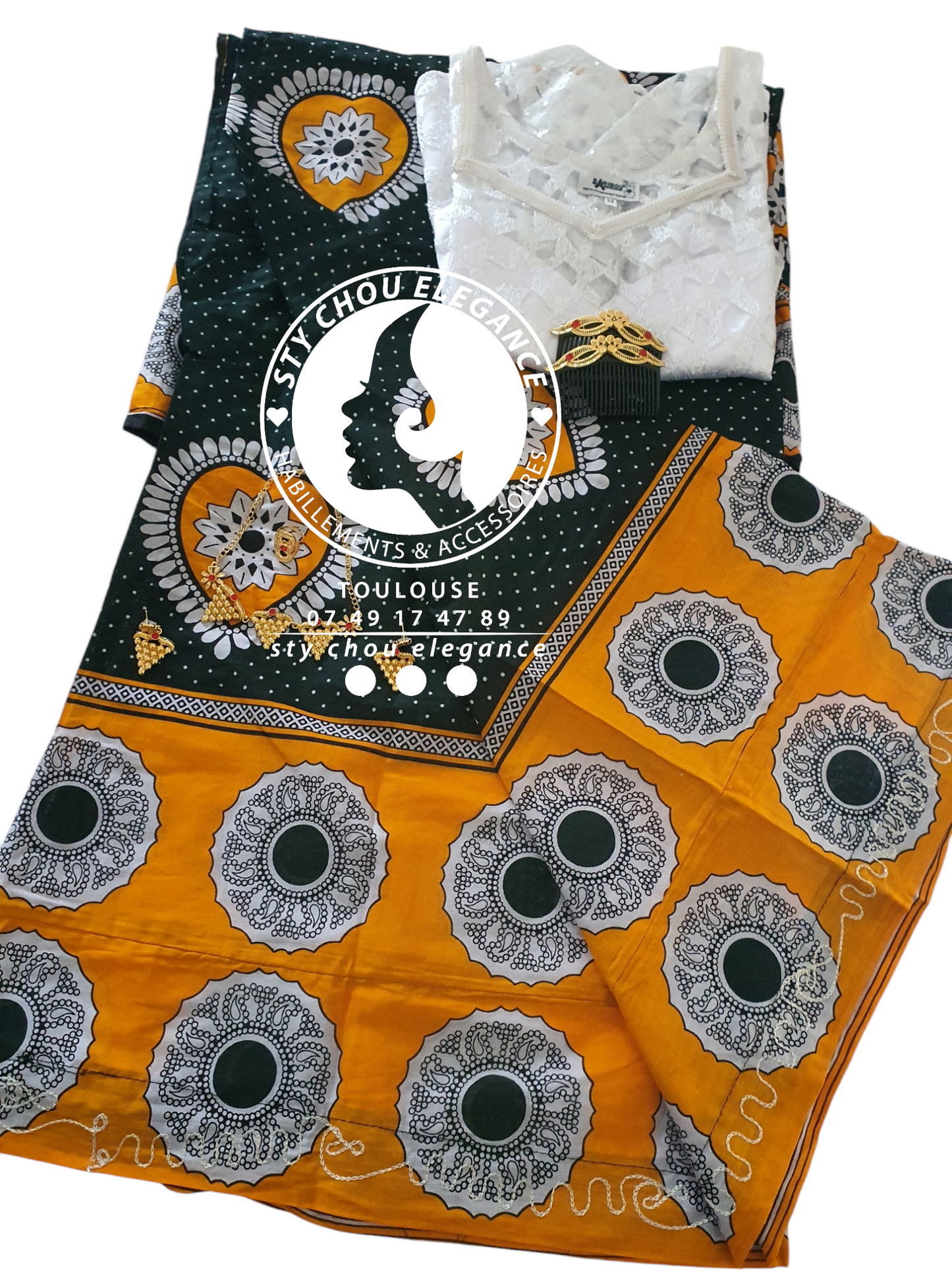 Ensemble de salouva nambawani bodis taille xl