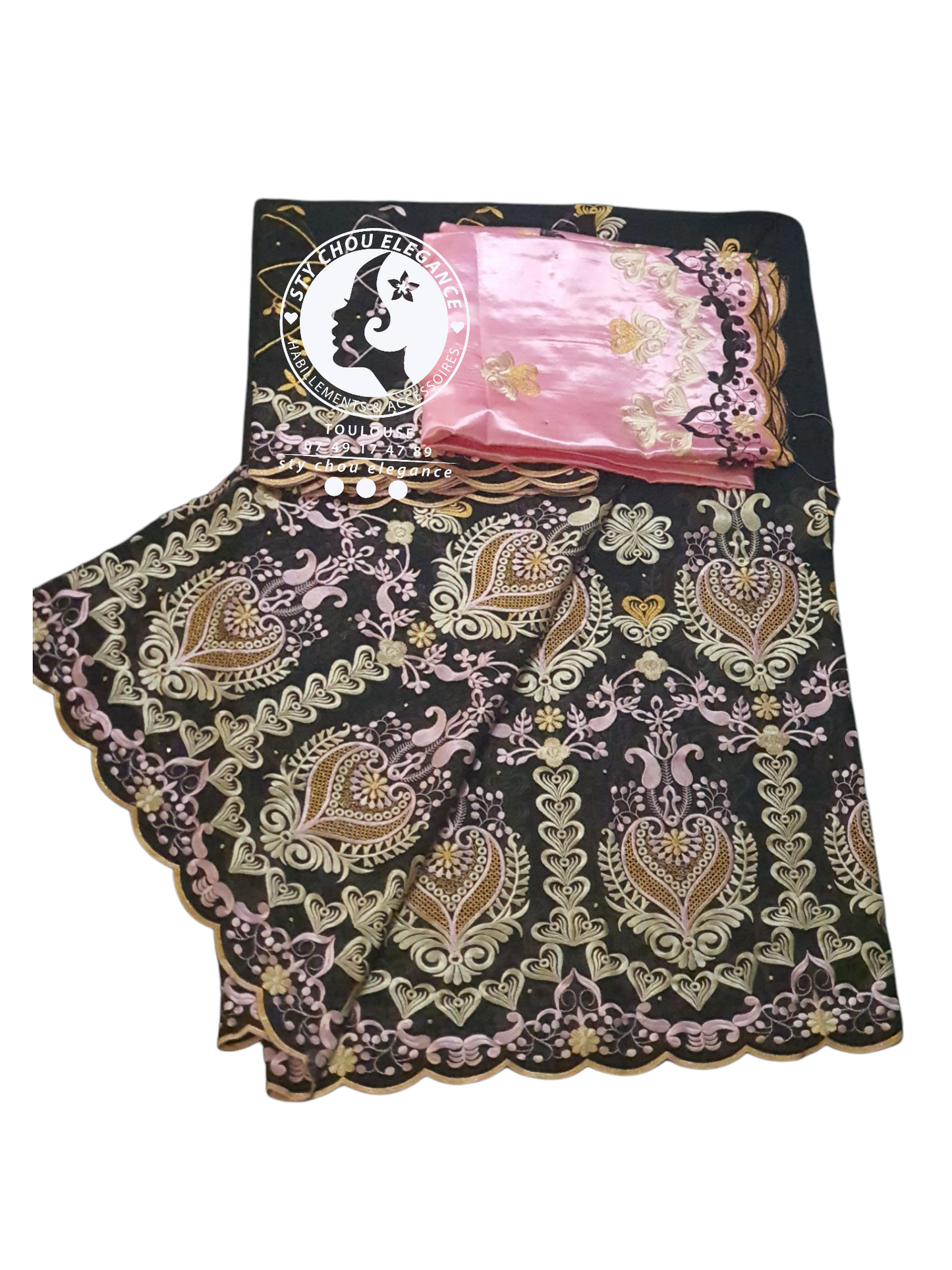 Salouva brodé 3 pièces